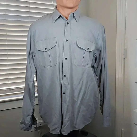 Filson Lightweight Alaskan Guide Shirt Light Heather Gray  3XL - Picture 1 of 6